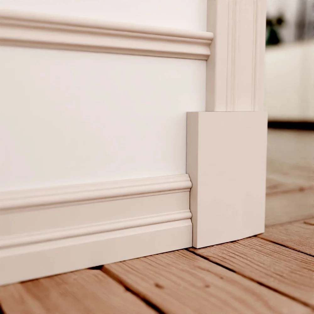 wooden skirting board